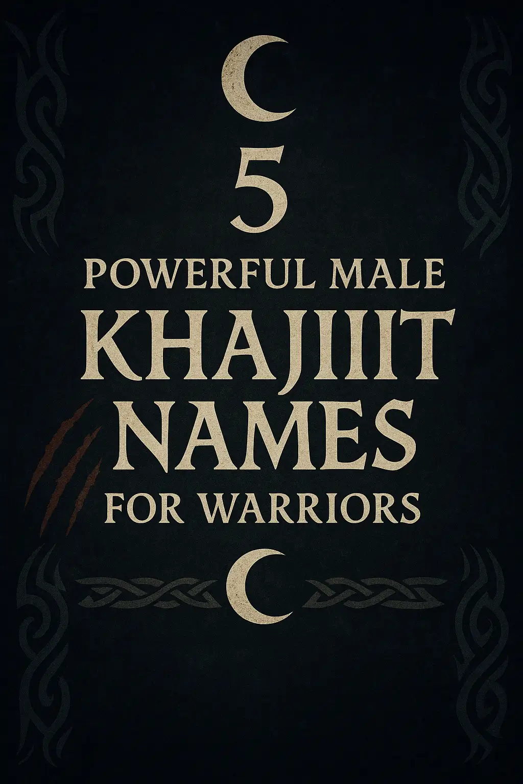 5 Powerful Male Khajiit Names for Warriors